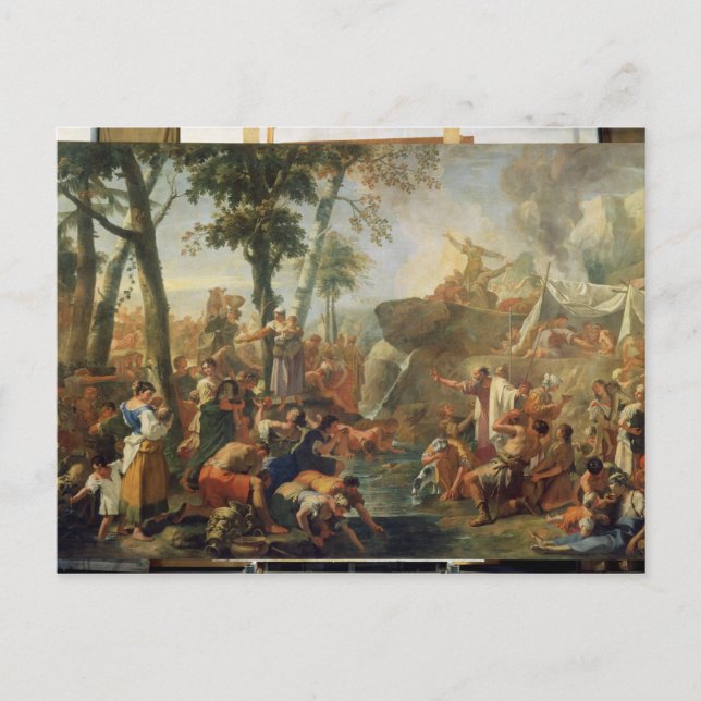 Carte Postale Moses Drawing Water from the Rock (Devant)
