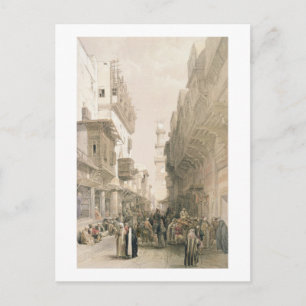 Carte Postale Mosque El Mooristan, Cairo, from "Egypt and Nubia"