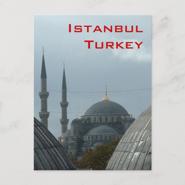 Carte Postale Mosquée Bleue (Devant)