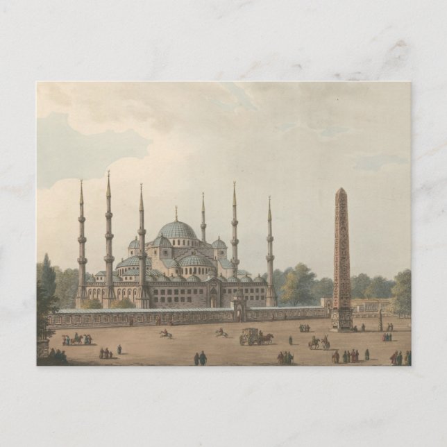 Carte Postale Mosquée Bleue du Sultan Ahmed, Istanbul, Turquie (Devant)