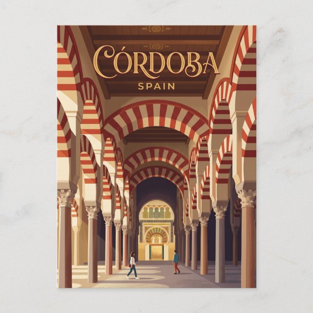 Carte Postale Mosquée-cathédrale de Cordoue Espagne (Devant)