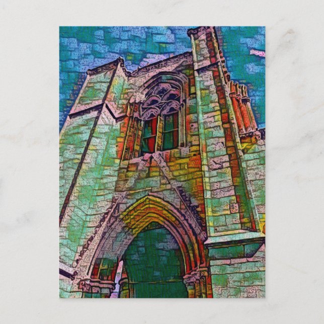 Carte Postale MOSQUÉE DE SELIMIYE, peinture de Nicosie (Devant)