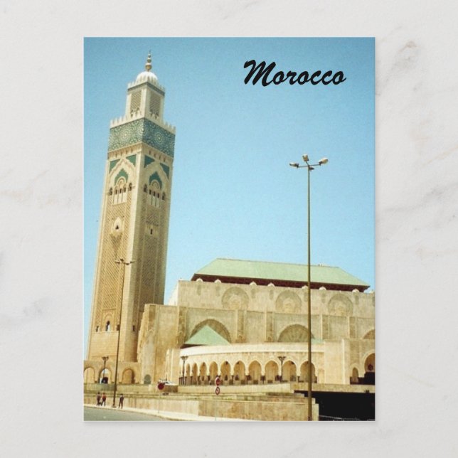 Carte Postale mosquée maroc hassan (Devant)