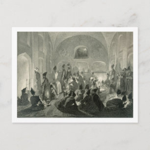 Carte Postale Mosquée persane à Erevan, Arménie, une nuit pendan