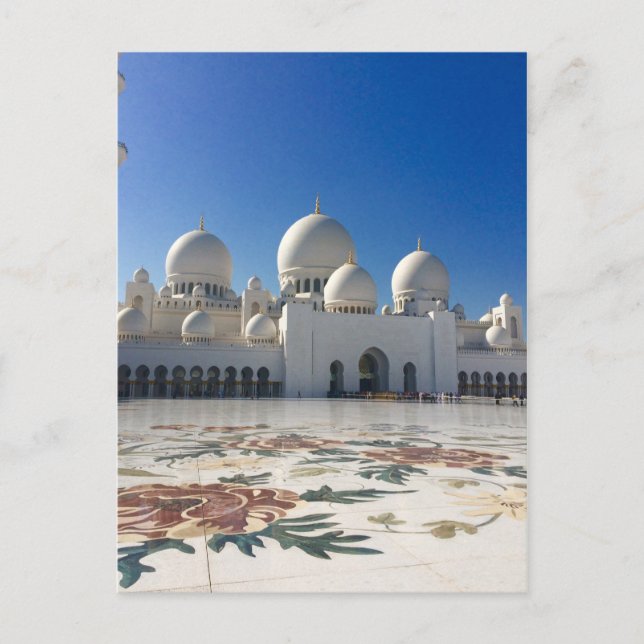 Carte Postale Mosquée Sheikh Zayed - Abu Dhabi (Devant)