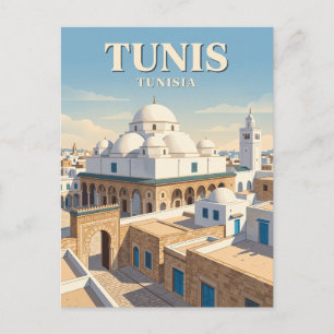 Carte Postale Mosquée Sidi Mahrez Tunisie