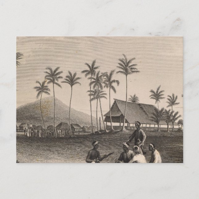 Carte Postale Mosquée, Sooloo, Philippines (Devant)