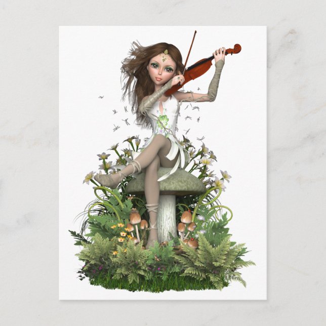 Carte Postale Moss Agate Fairy ~ Melody (Devant)