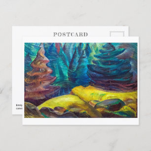 Carte Postale Moss jaune Emily Carr