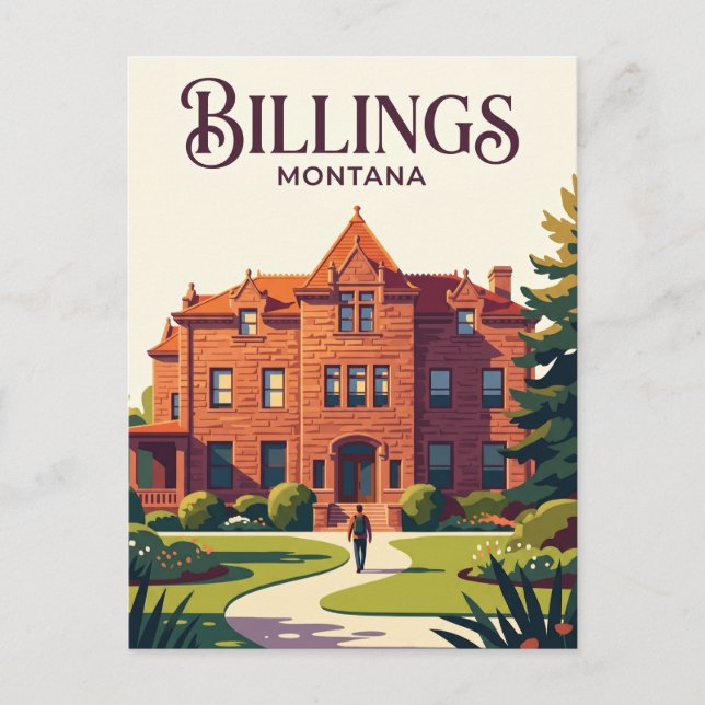 Carte Postale Moss Mansion USA (Devant)