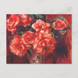 Carte Postale Moss Roses par Renoir