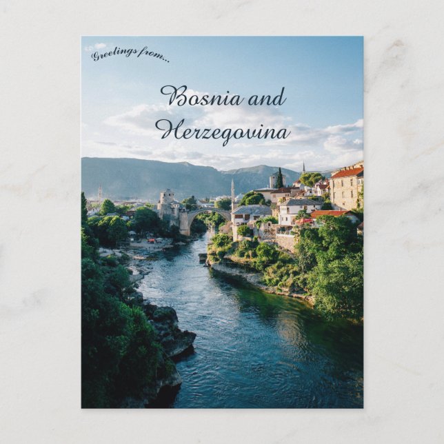 Carte Postale Mostar Bosnie-Herzégovine  (Devant)
