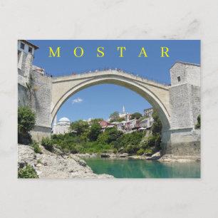 Carte postale Mostar Old Bridge et Old Town