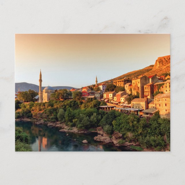Carte Postale Mostar vieille ville, Bosnie-Herzégovine (Devant)