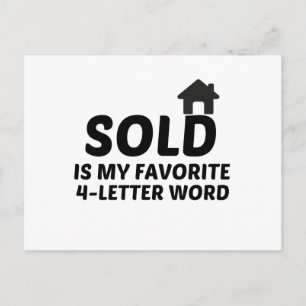 CARTE POSTALE MOT FAVORIT VENDU