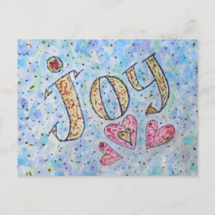 Carte postale Mot Inspirant "Joie"