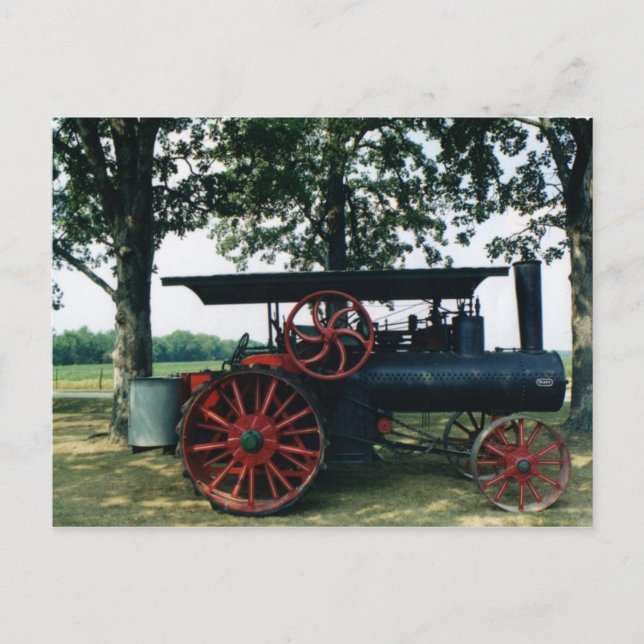 Carte Postale moteur à vapeur (Devant)