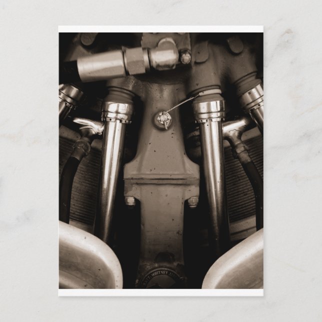 Carte Postale Moteur avion (Devant)