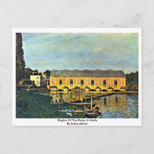Carte Postale Moteur De La Pompe À Marly Par Sisley Alfred