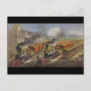 Carte Postale Moteurs à vapeur