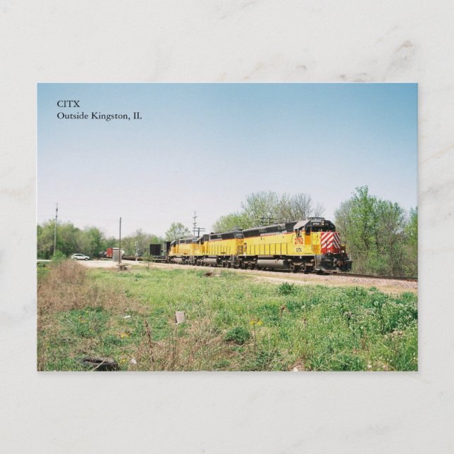 Carte Postale Moteurs CITX au printemps (Devant)