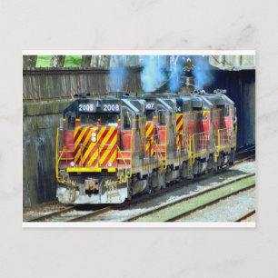 Carte Postale Moteurs de train