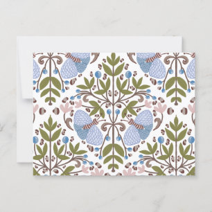 Carte postale Moth florale