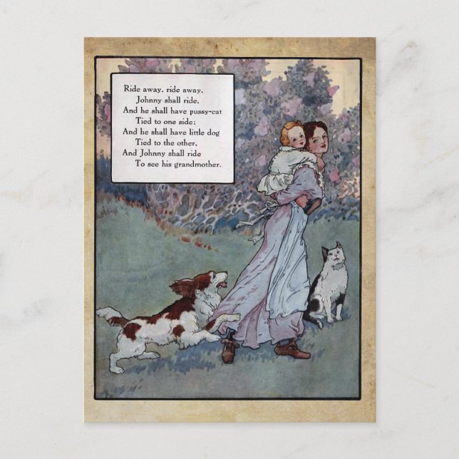 Carte Postale mother goose nursery rhymes 10 (Devant)