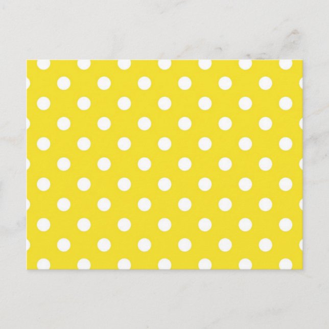 Carte Postale Motif à pois (Devant)