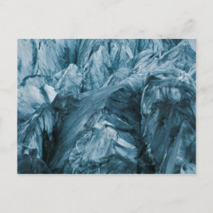 Carte Postale Motif Abstrait dans un Glacier Islande