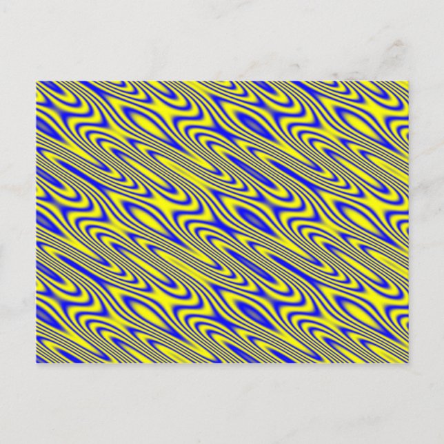 Carte postale Motif Abstrait Lapis Lazuli (Devant)