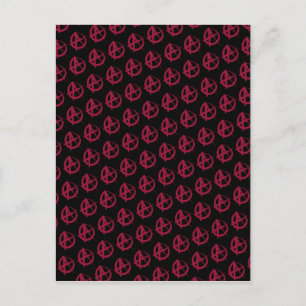 Carte Postale Motif anarchique
