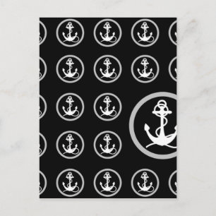 Carte Postale Motif Ancre