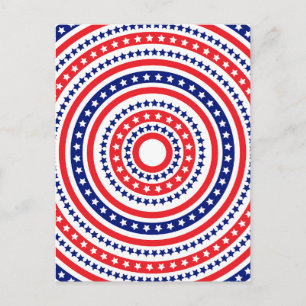 Carte Postale Motif anneau patriotique