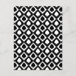 Carte Postale Motif As de Pique
