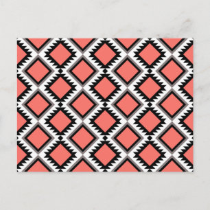Carte Postale Motif Aztec