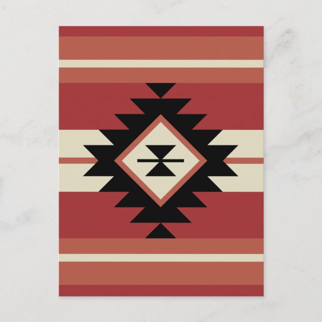 Carte Postale Motif Aztec (Devant)