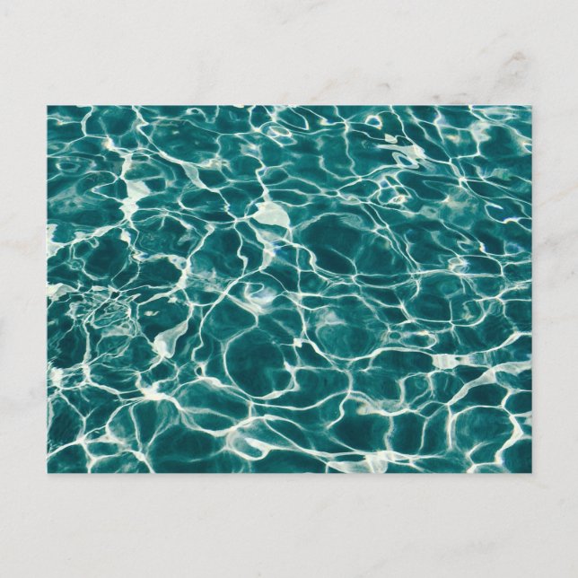 Carte Postale Motif Blue Water (Devant)