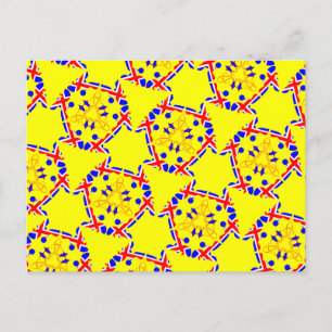 Carte Postale Motif Britannique aux Poodles