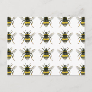 Carte postale Motif Bumble Bee