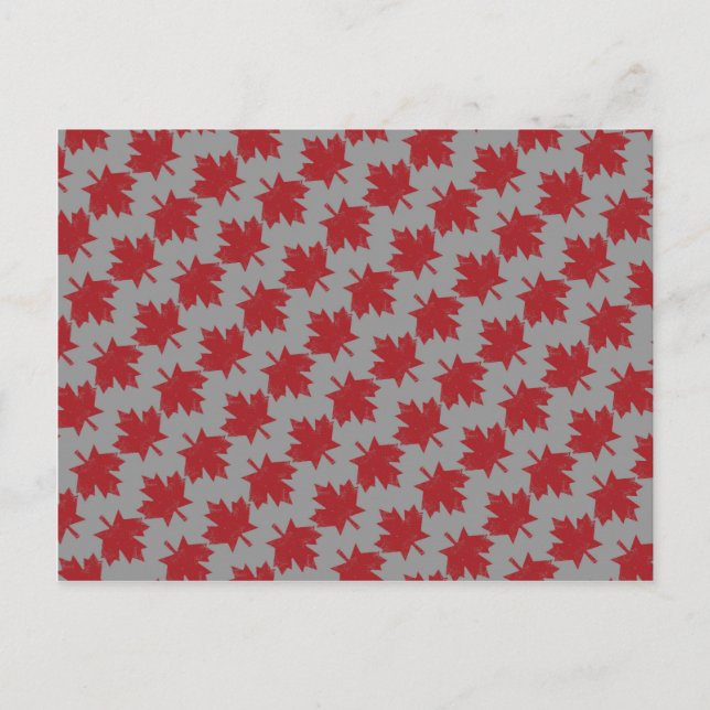 Carte Postale Motif canadien (Devant)