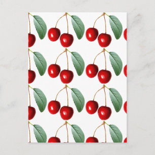 Carte Postale Motif cerise