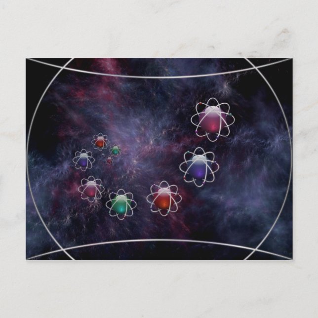 Carte postale Motif circulaire (Devant)