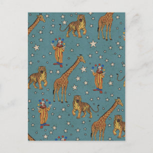 Carte Postale Motif cirque vintage