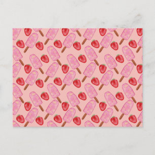 Carte Postale Motif crème glacée motif Lollies lollipop 19