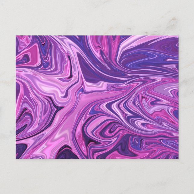 Carte Postale motif d'art de galaxie (Devant)