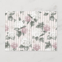 Motif de bandes florales vert rose pastel bohème