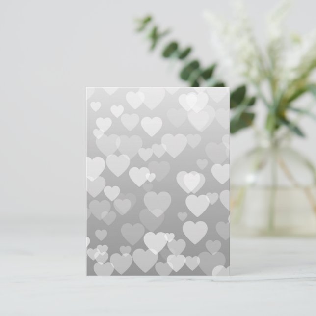 Carte Postale Motif de coeur 17 (Debout devant)