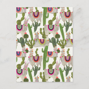 Carte Postale Motif de collection de Llamarama