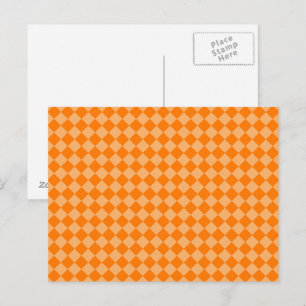 Carte Postale Motif de diamants orange combiné par STaylor